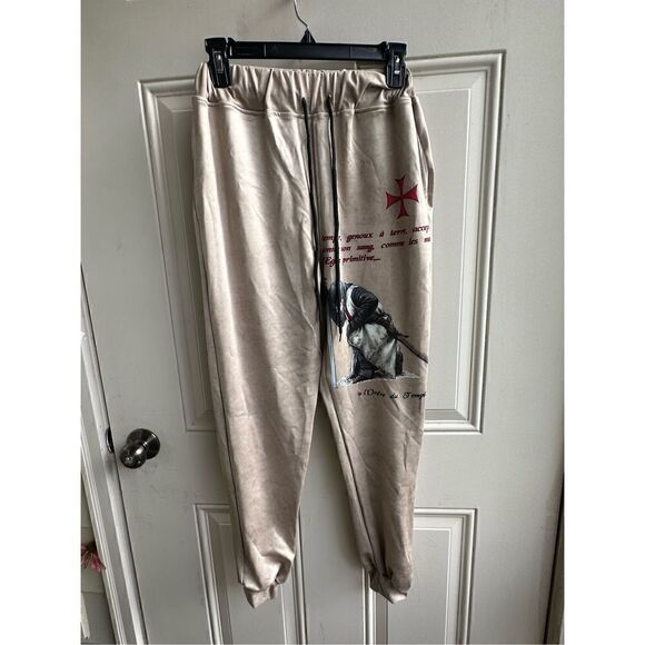 Women's Brown Jogger Pants Size S - Picture 1 of 3